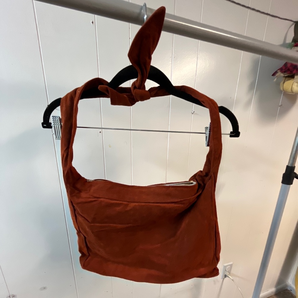 No Label Vintage Velveteen Shoulder Bag
